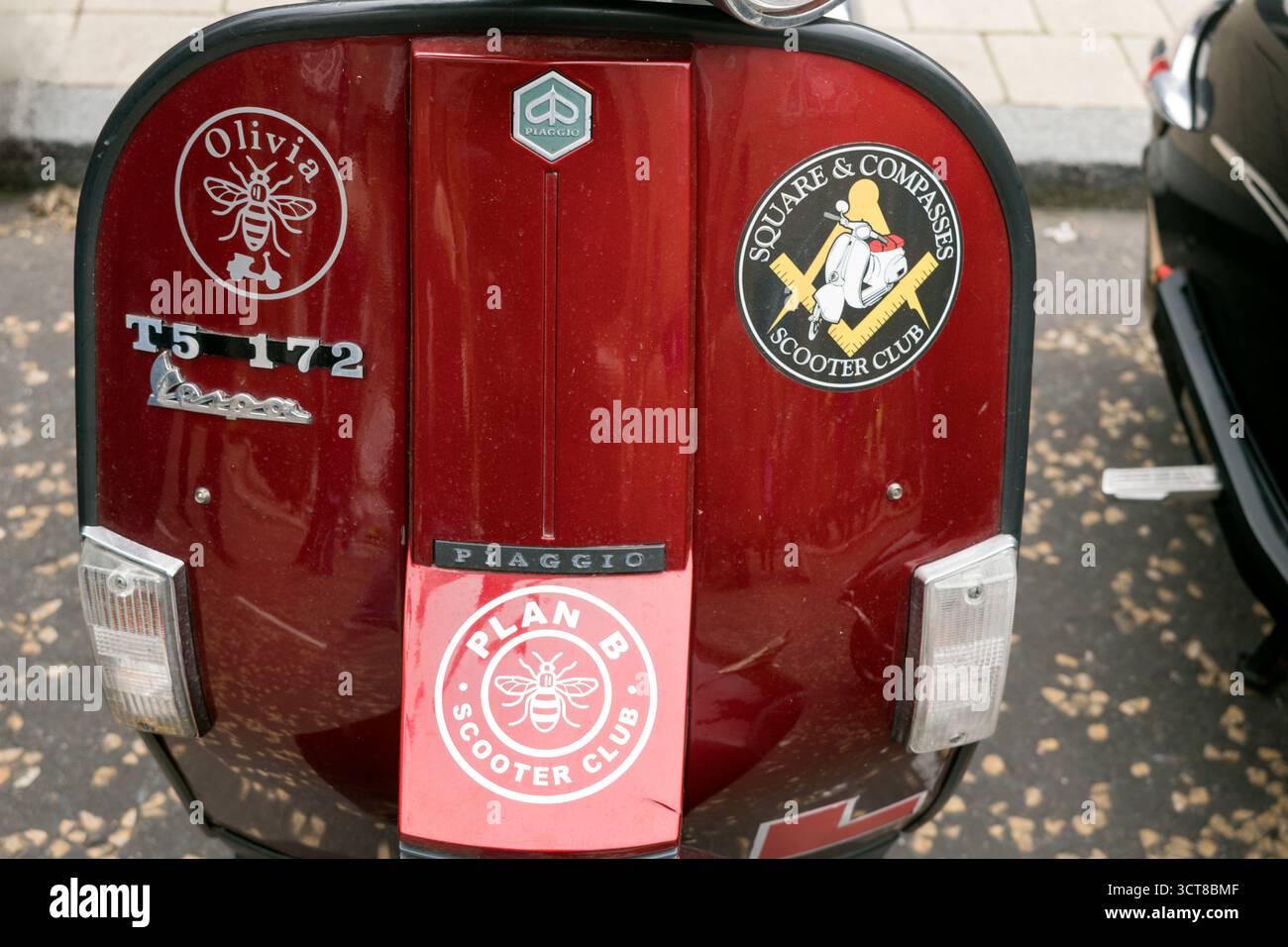 Vespa. Ribble Valley Roller Rally 2025. Stockfoto