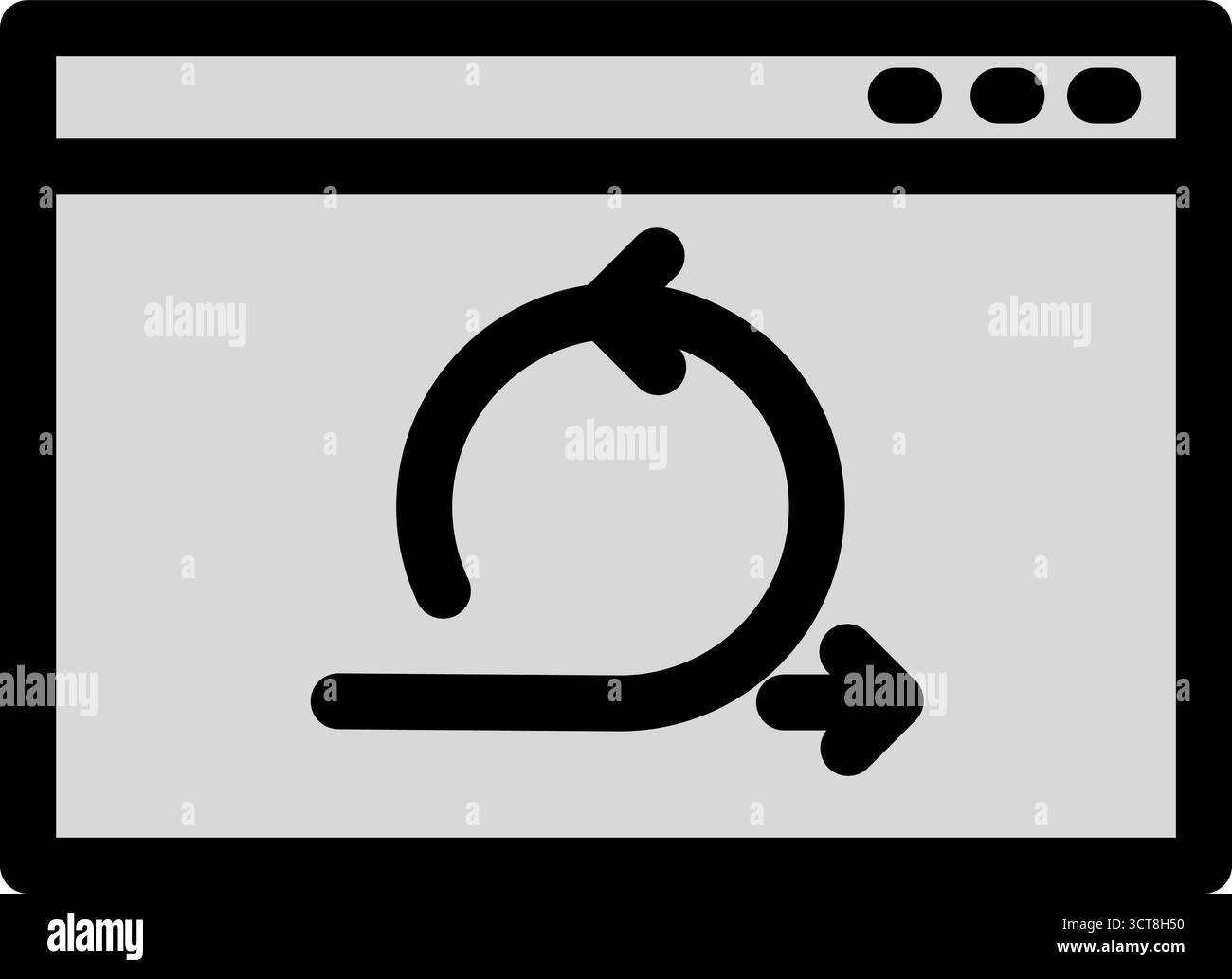 Dieses Symbol stellt visuell die iterative Natur von Agile- und Scrum-Methoden im Projektmanagement dar. Perfekt für Web-Apps, Websites oder Präsentationen Stock Vektor