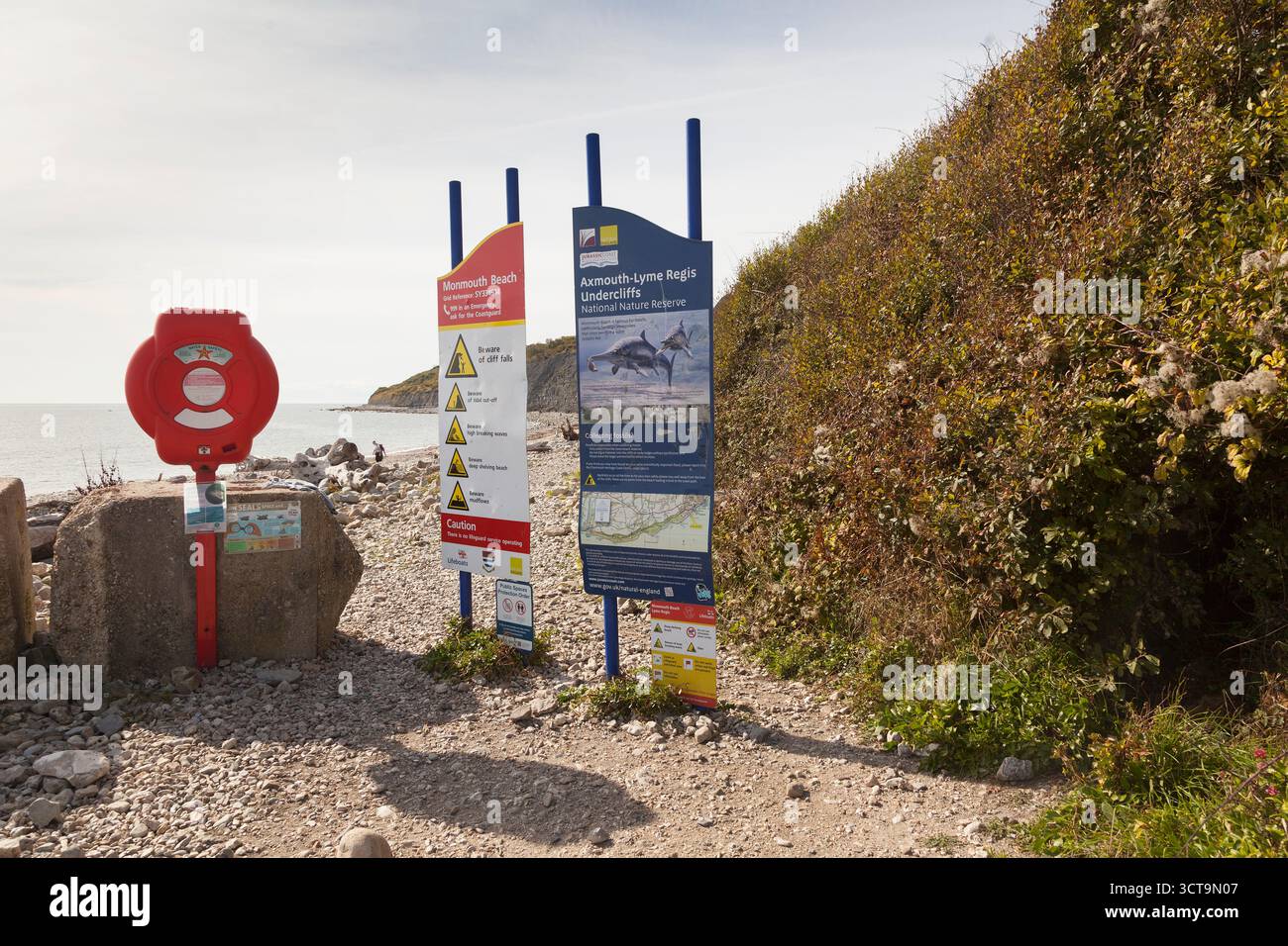 Monmouth Beach, Jurrasic Coast, Lyme Regis, Großbritannien. Stockfoto