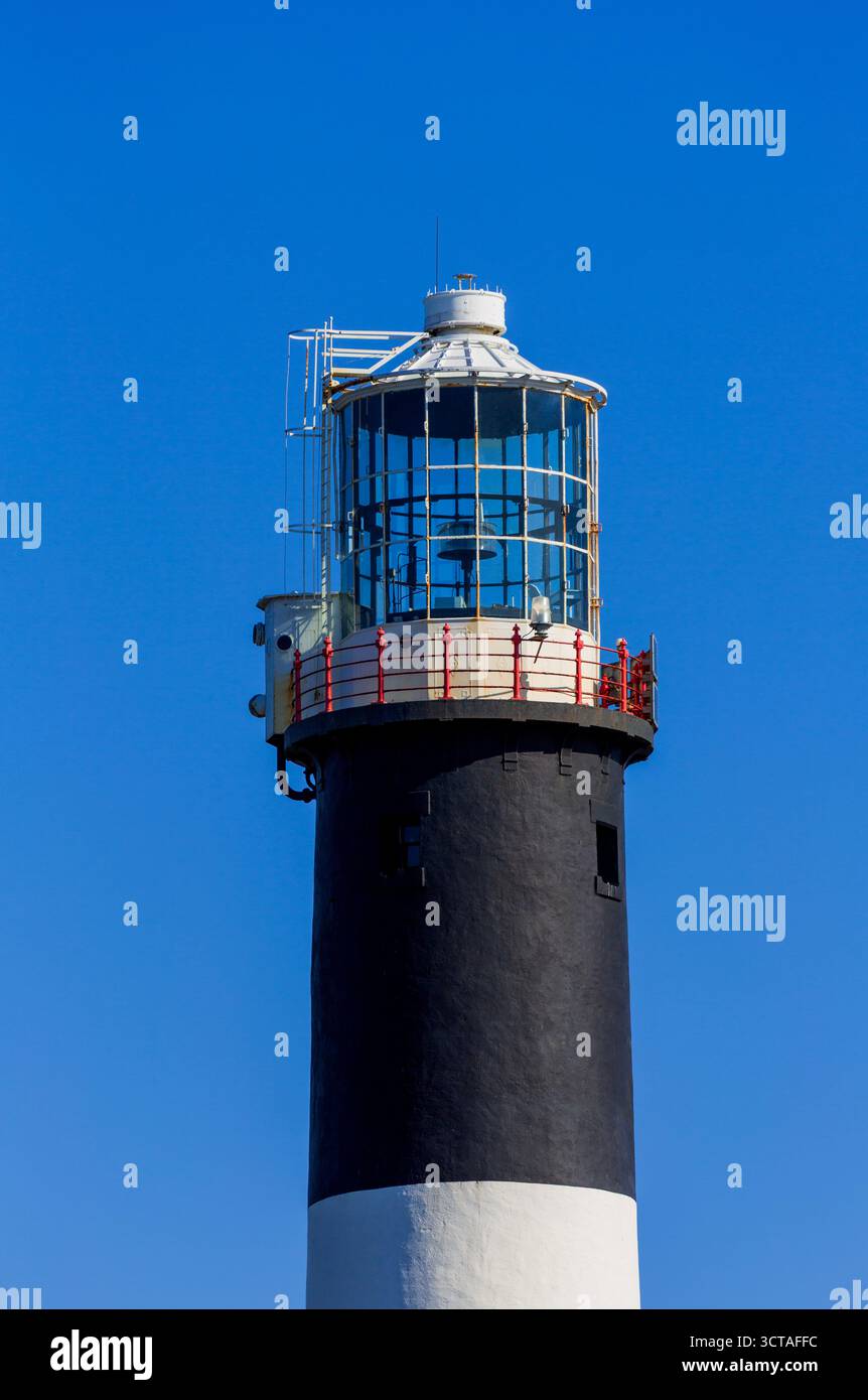 Mew Island Lighthouse, Copeland Islands, County Down, Nordirland, Großbritannien Stockfoto