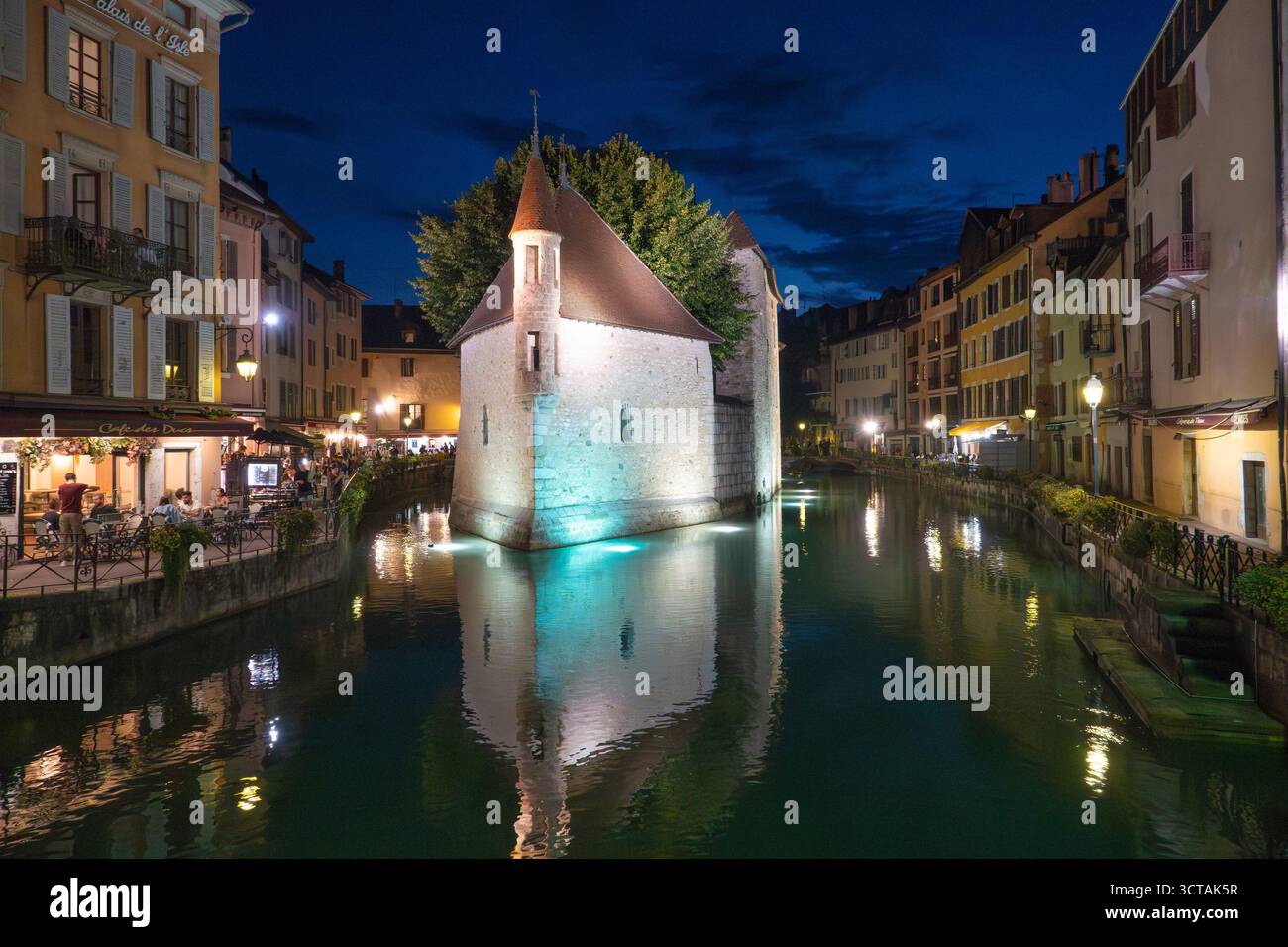 Annecy Frankreich. Szenen rund um Annecy, die Alpenstadt im Südosten Frankreichs. Stockfoto