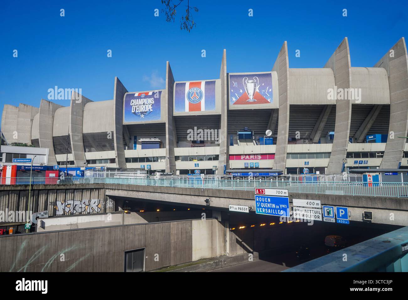 5. Oktober 2025. Parc des Princes, Heimstadion des Pariser Fußballvereins Saint-Germain 2025 Europameister, Paris, Frankreich Stockfoto