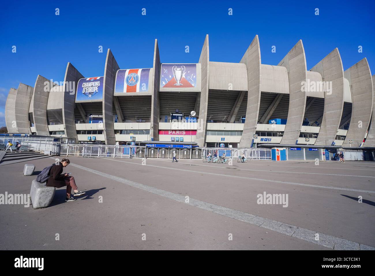5. Oktober 2025. Parc des Princes, Heimstadion des Pariser Fußballvereins Saint-Germain 2025 Europameister, Paris, Frankreich Stockfoto