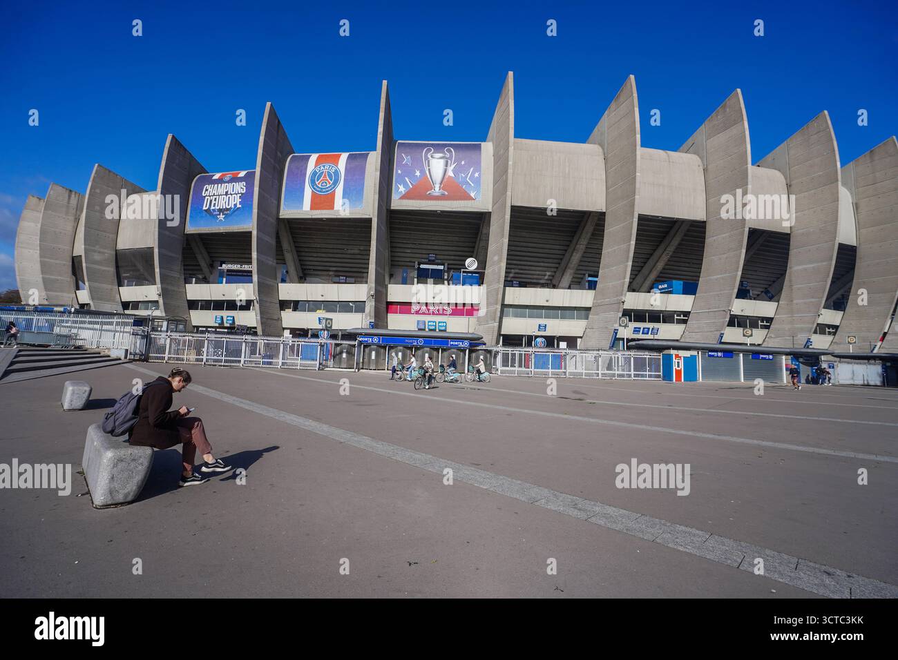 5. Oktober 2025. Parc des Princes, Heimstadion des Pariser Fußballvereins Saint-Germain 2025 Europameister, Paris, Frankreich Stockfoto