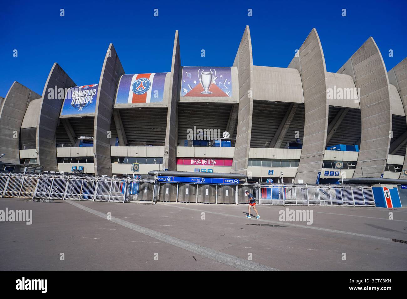 5. Oktober 2025. Parc des Princes, Heimstadion des Pariser Fußballvereins Saint-Germain 2025 Europameister, Paris, Frankreich Stockfoto