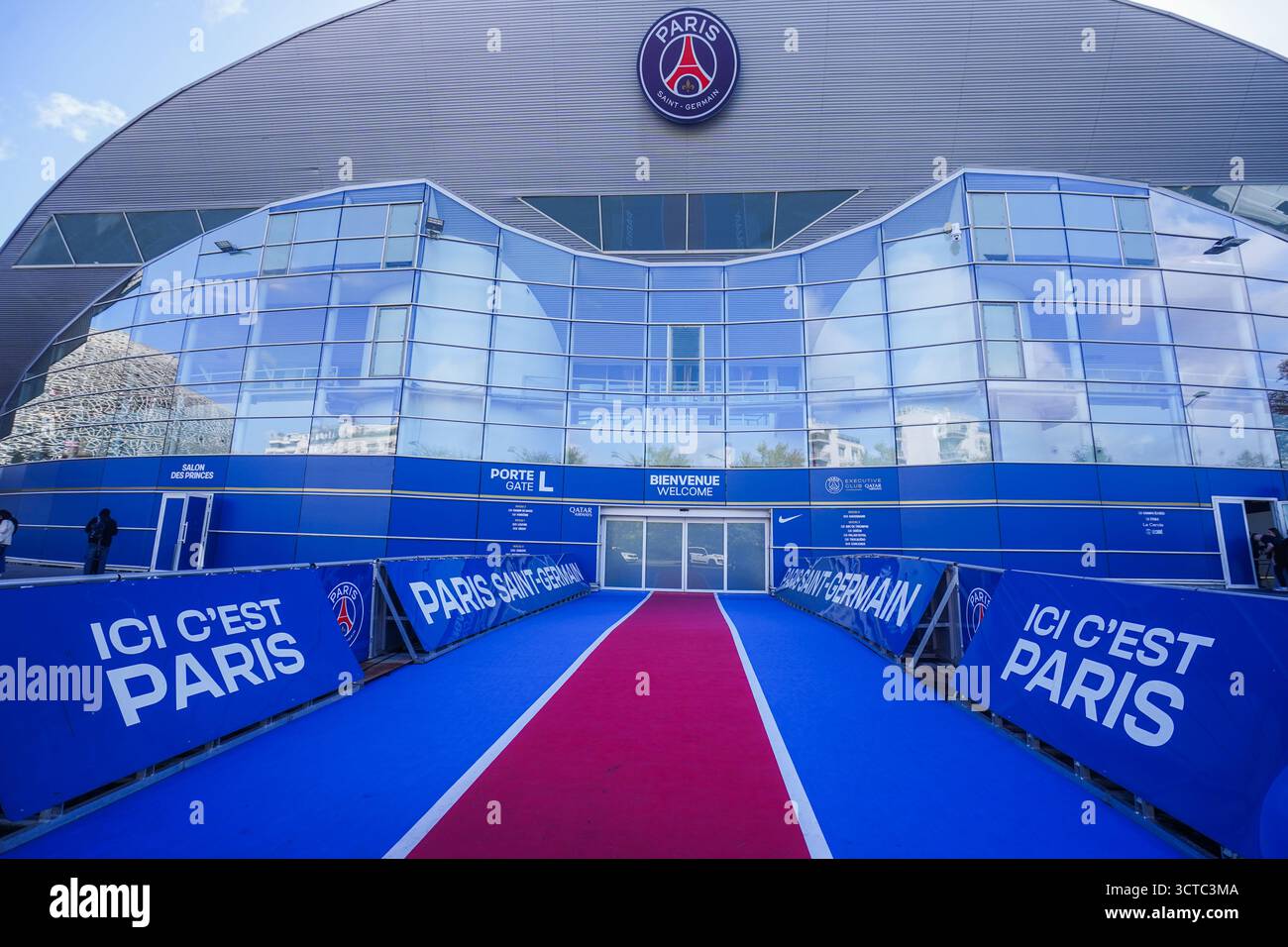 5. Oktober 2025. Parc des Princes, Heimstadion des Pariser Fußballvereins Saint-Germain 2025 Europameister, Paris, Frankreich Stockfoto