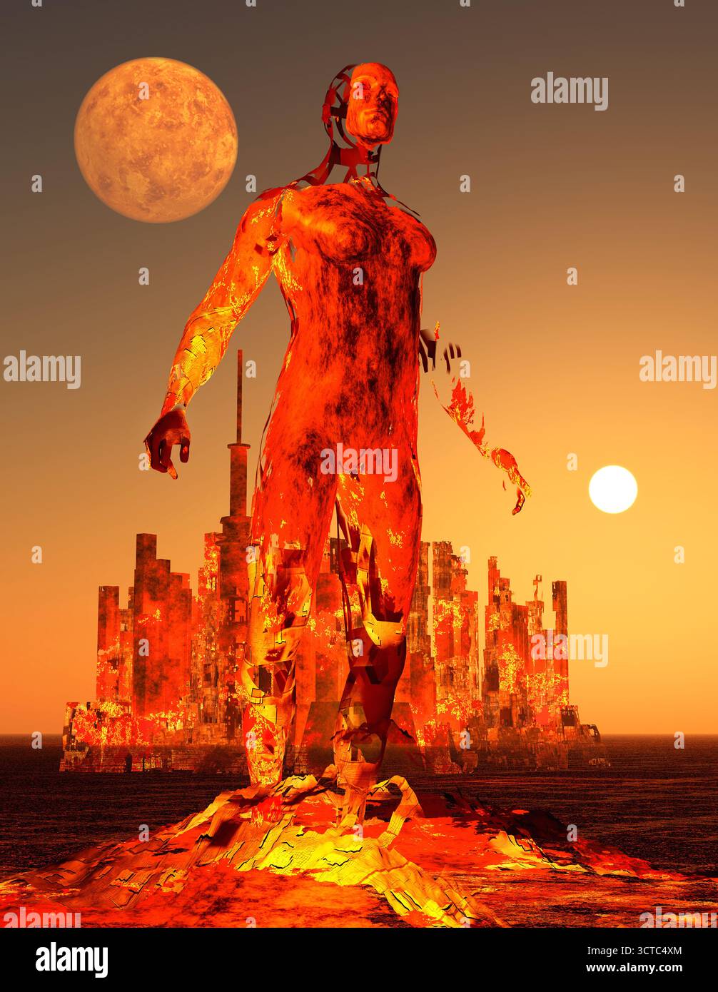 Kernschmelze Stockfoto