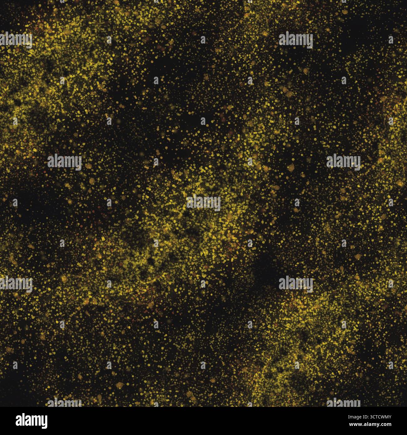 Handgezeichnetes nahtloses Aquarellmuster mit brennenden Kerzen in Vintage-Haltern auf dunklem Hintergrund. Illustration passt zu Halloween, Magie, Gothic, mystica Stockfoto