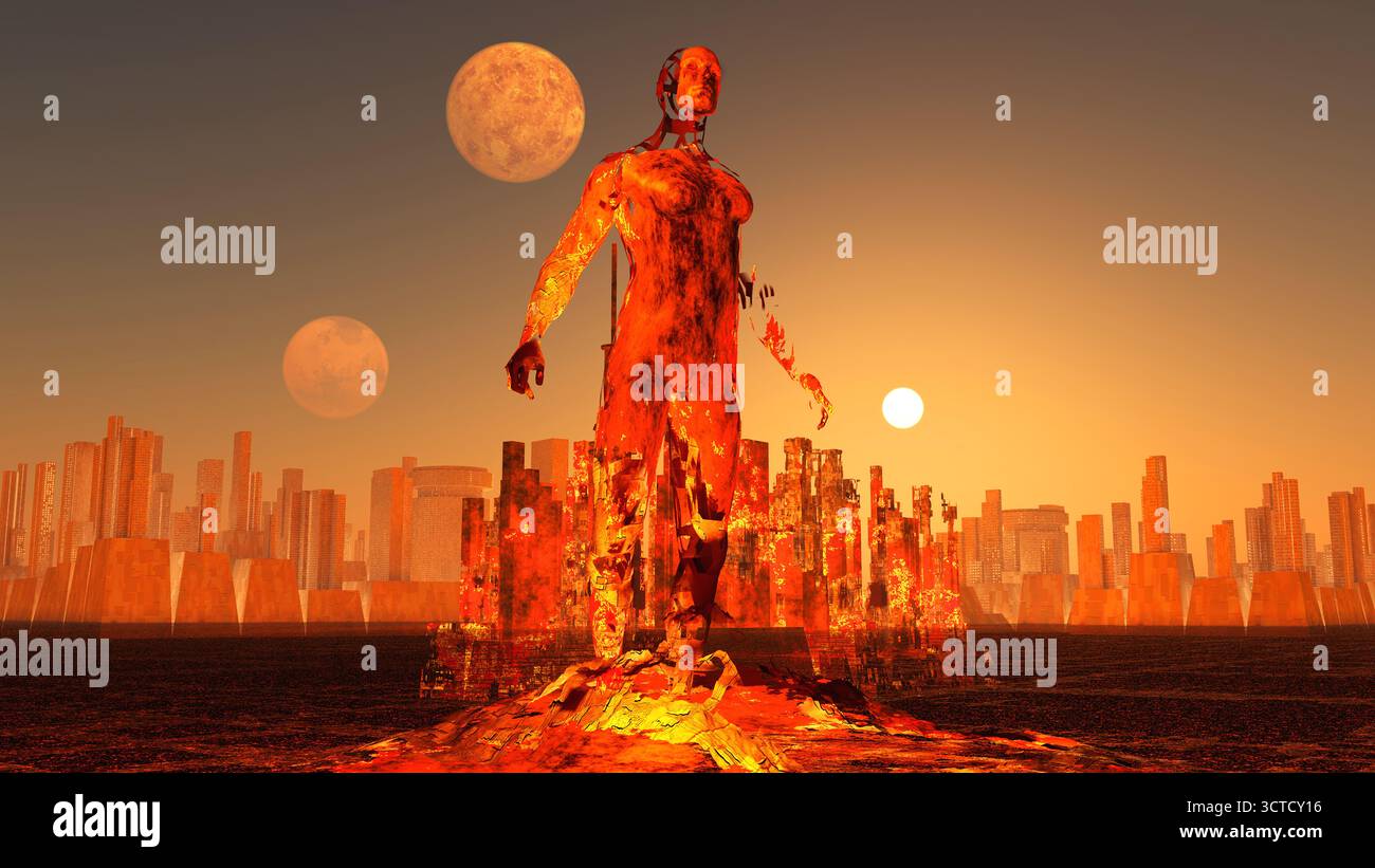 Kernschmelze Stockfoto