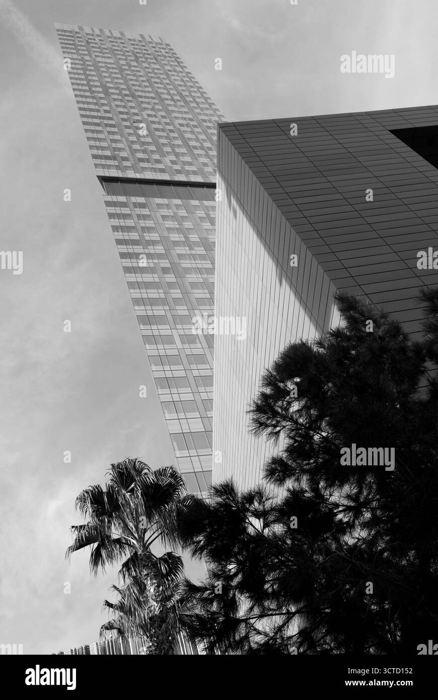 Einzigartiges architektonisches Design in einem Resort in Las Vegas, Nevada, USA. Stockfoto