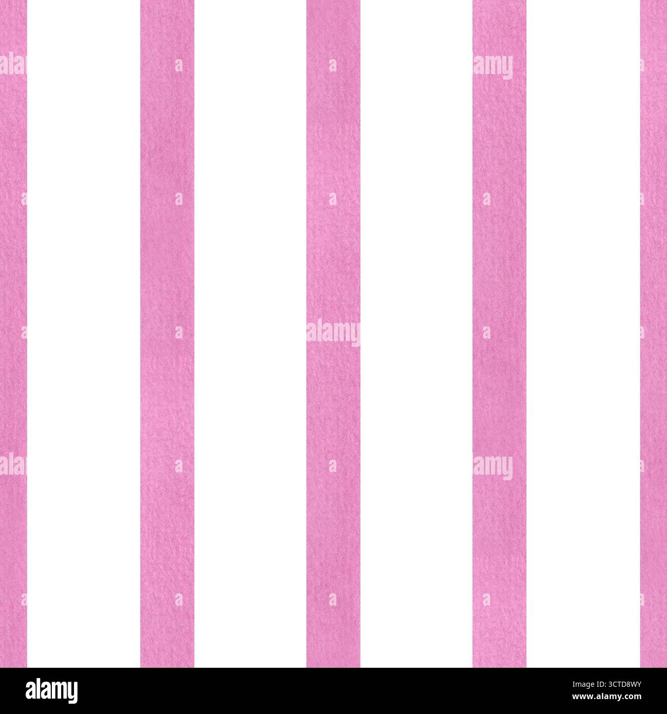 Nahtloses Muster aus weichem Rosa mit vertikalen strukturierten Streifen auf isoliertem Hintergrund. Handgemalte Striche für romantisches Design und Hochzeitseinladungen Stockfoto