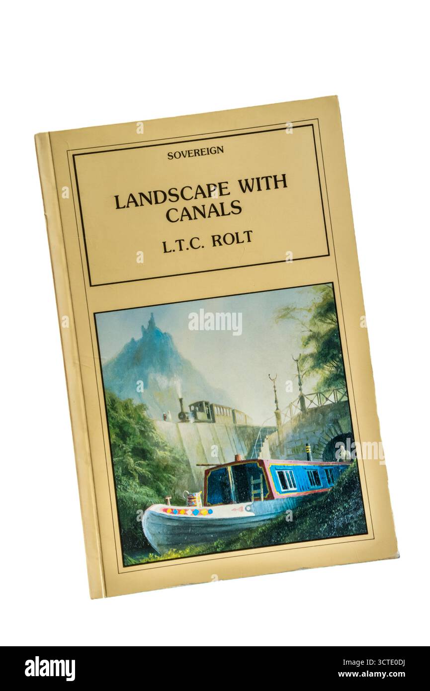 Taschenbuch von Landscape with Canals von L. T. C. Rolt, erstmals 1977 veröffentlicht. Der erste Teil von Rolts Autobiographie. Stockfoto