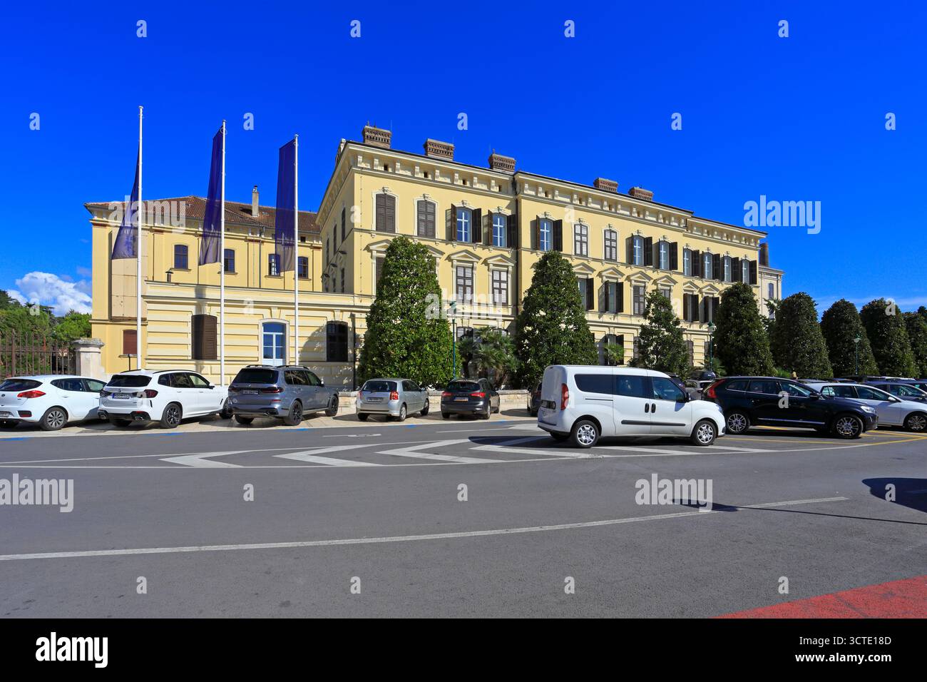 Adris Exhibition & Convention Center, Rovinj, Istrien, Kroatien, Europa. Stockfoto