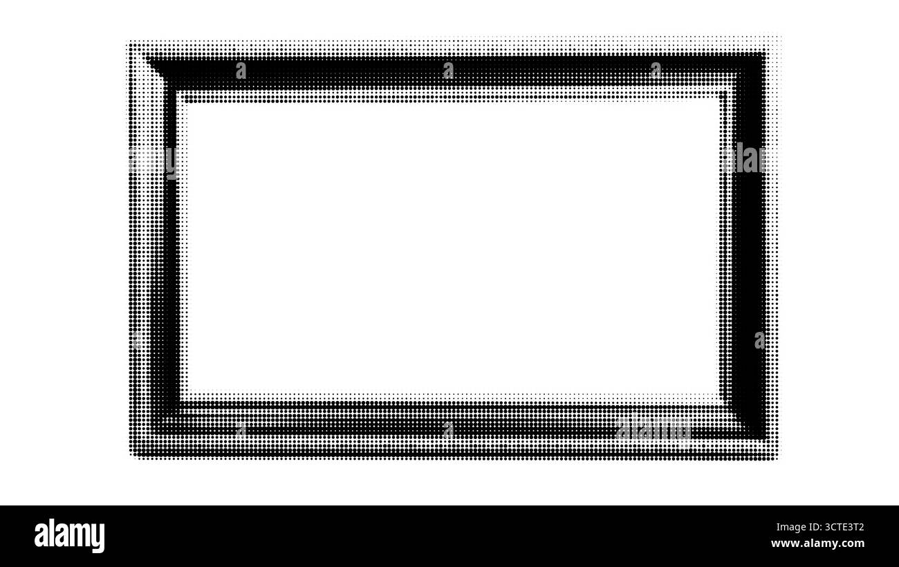 Luxuriöses Rahmencollage isoliertes Element auf weißem Hintergrund. Vergoldeter Barockrahmen mit goldenen Details für Porträt- oder Vintage-Design bg.. Stock Vektor