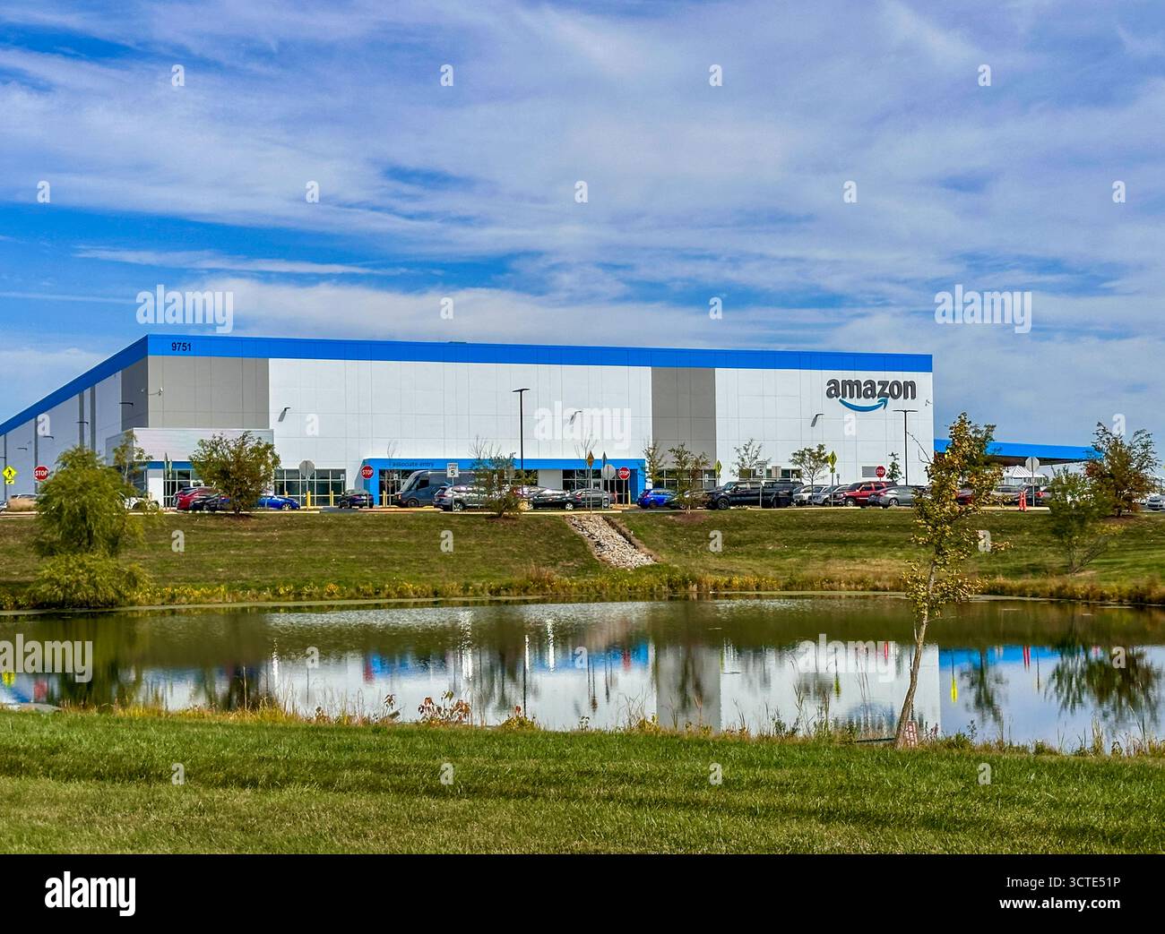 Amazon Distribution Center im Nordwesten von Indiana USA Stockfoto
