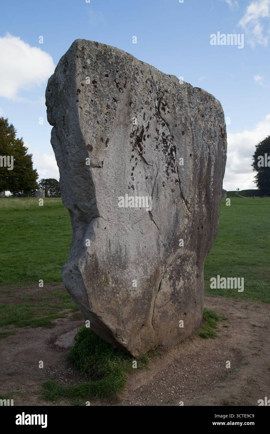 Avebury Henge und Steinkreise Stockfoto
