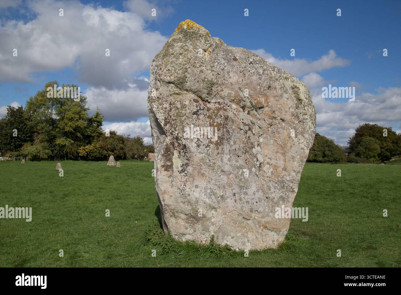 Avebury Henge und Steinkreise Stockfoto