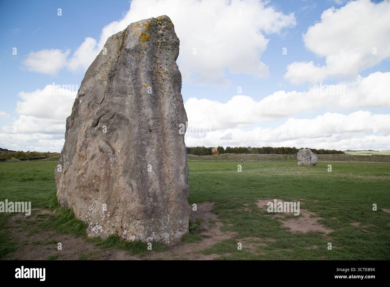 Avebury Henge und Steinkreise Stockfoto