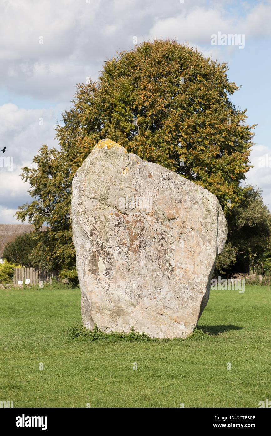 Avebury Henge und Steinkreise Stockfoto