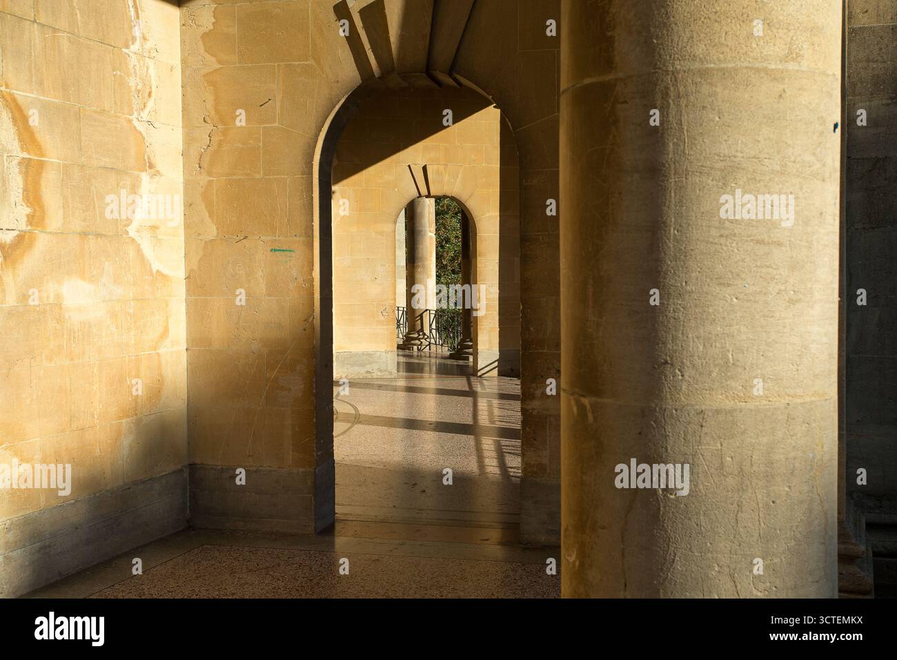 Bath City Parade Gardens Stockfoto