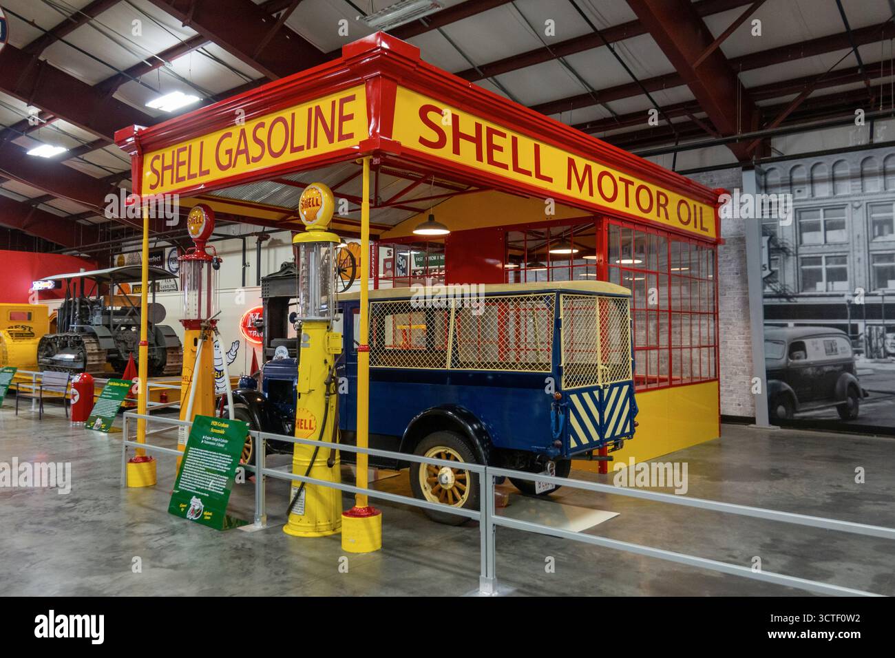 Iowa 80 Trucking Museum in Walcott Iowa Stockfoto