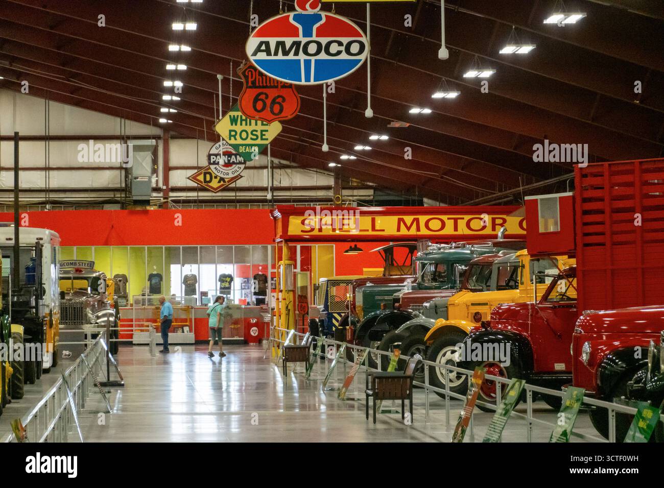 Iowa 80 Trucking Museum in Walcott Iowa Stockfoto