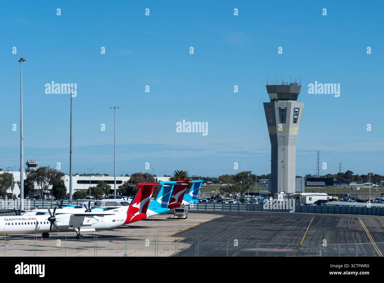 Adelaide Airport in Adelaide, Australien. Stockfoto