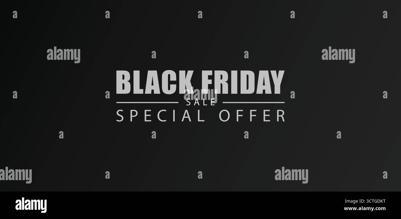 Creative Illustrations Design Strategies for Black Friday Stock Vektor