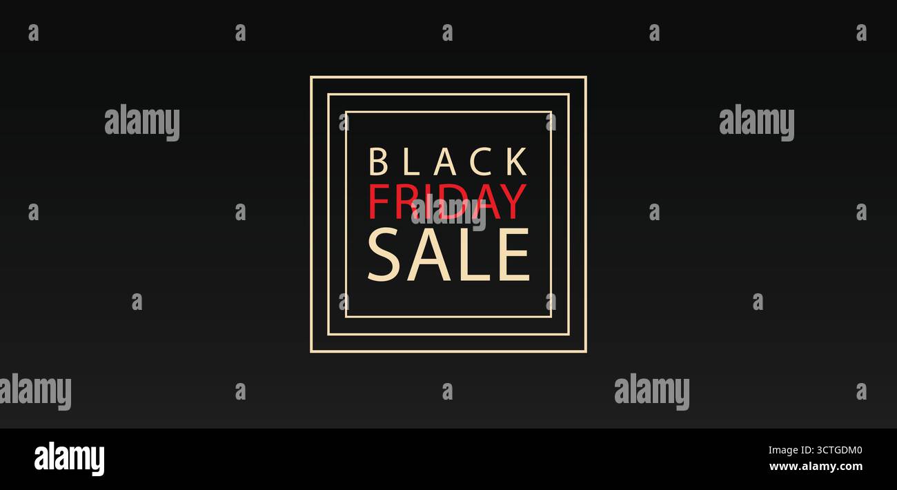 Creative Illustrations Design Strategies for Black Friday Stock Vektor