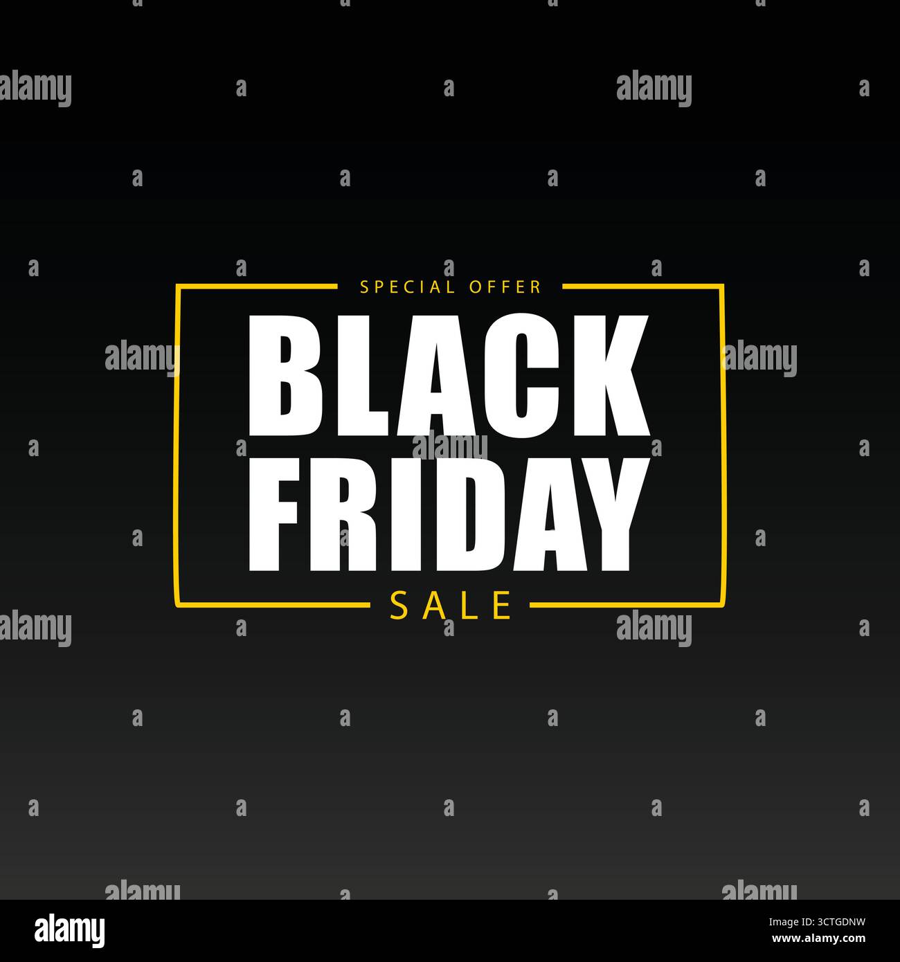 Creative Illustrations Design Strategies for Black Friday Stock Vektor