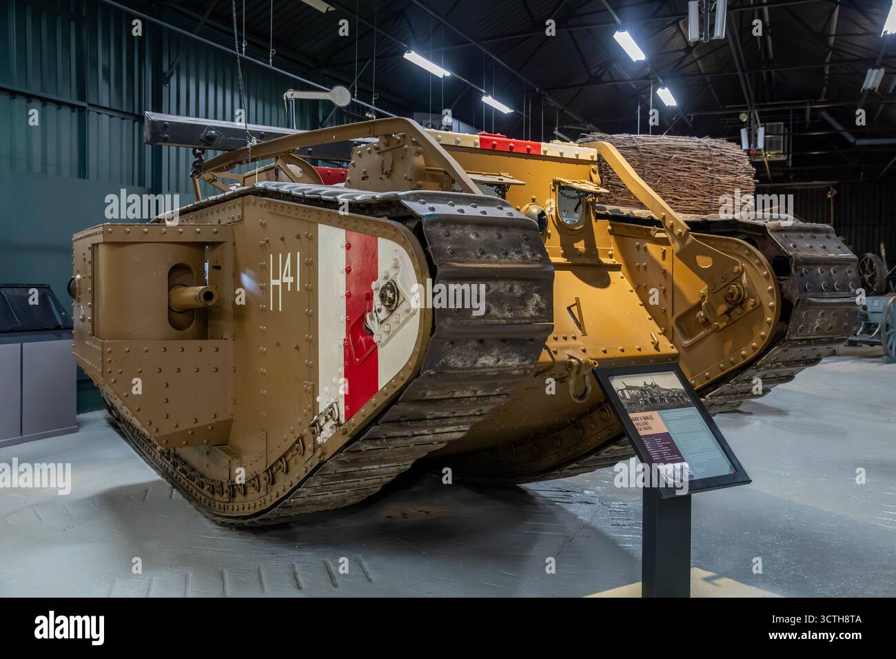 WW1 Panzer Bovington Stockfoto