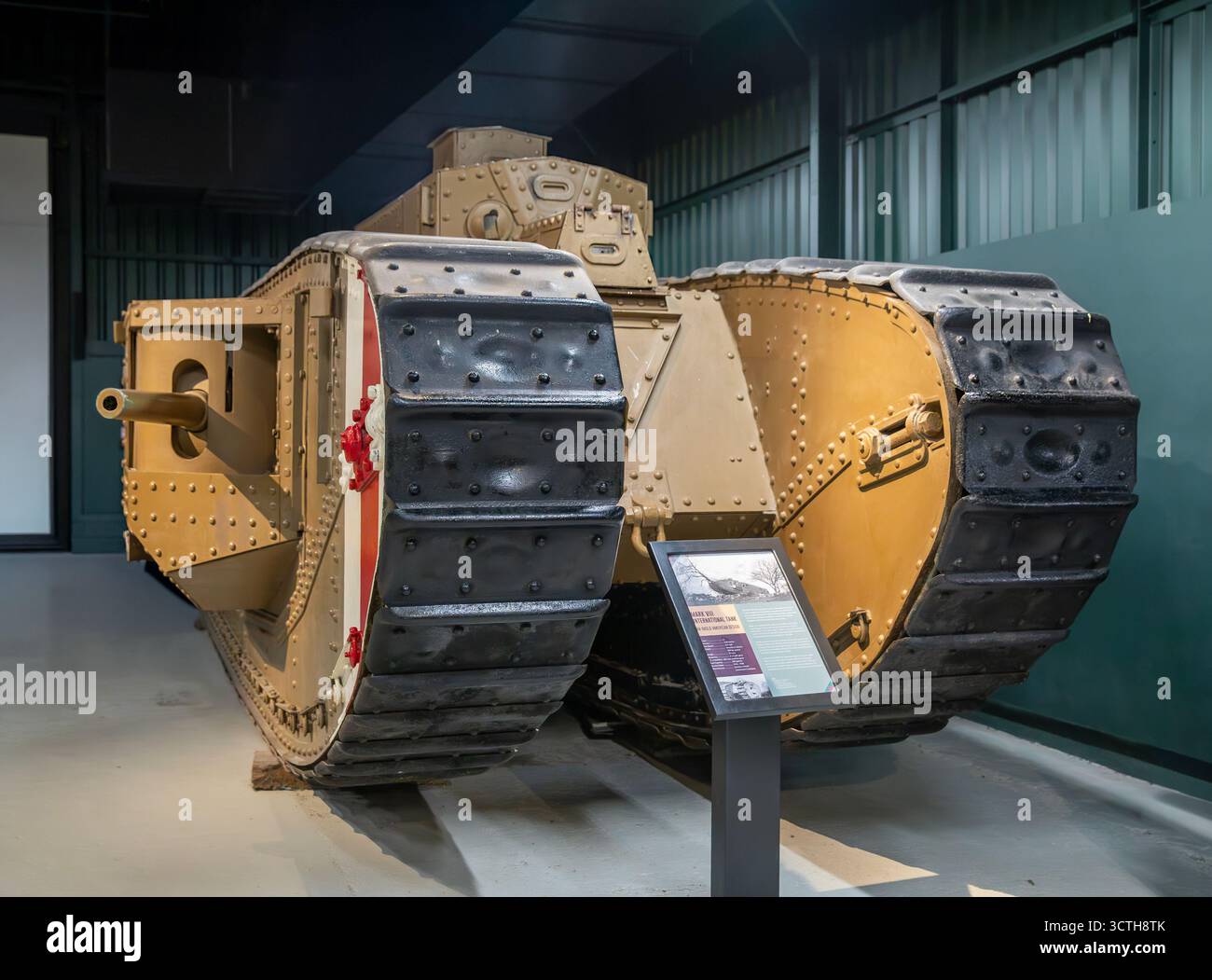 WW1 Panzer Bovington Stockfoto