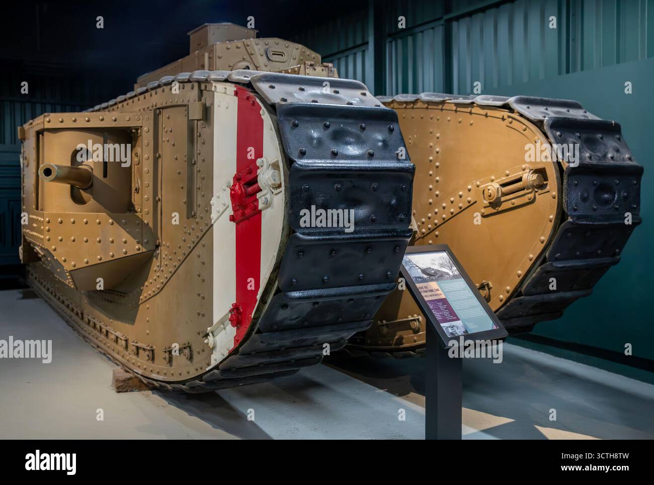 WW1 Panzer Bovington Stockfoto