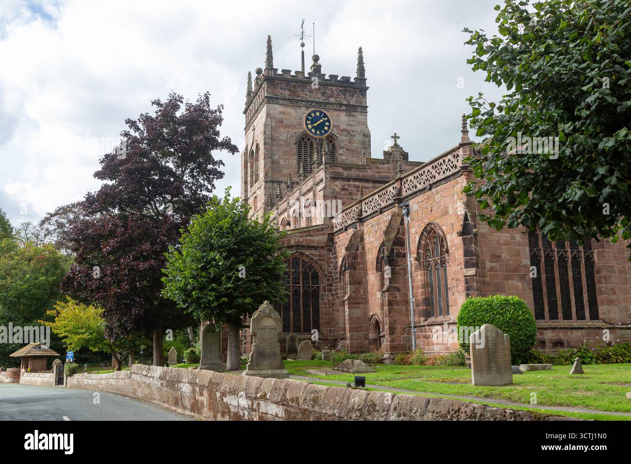 St Marys Church in Acton in der Nähe von Nantwich in Cheshire, England Stockfoto