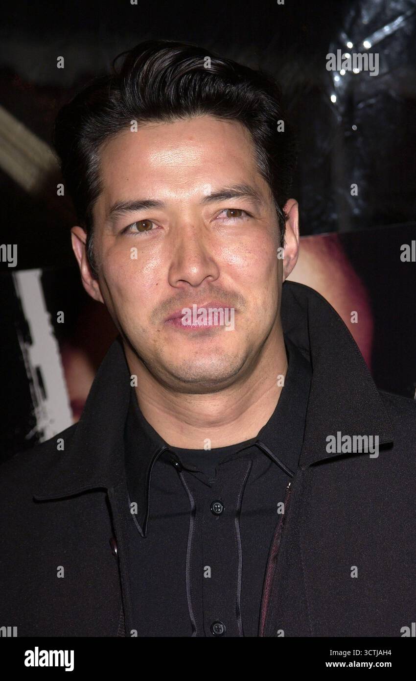 Russell Wong bei der Premiere von Twisted Held in den Paramount Studios. Hollywood, 23. Februar 2004 Stockfoto