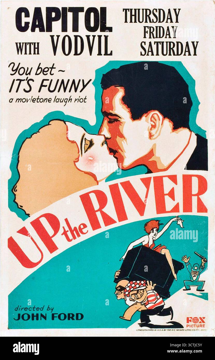 Poster für den Film Up the River aus dem Jahr 1930 Stockfoto