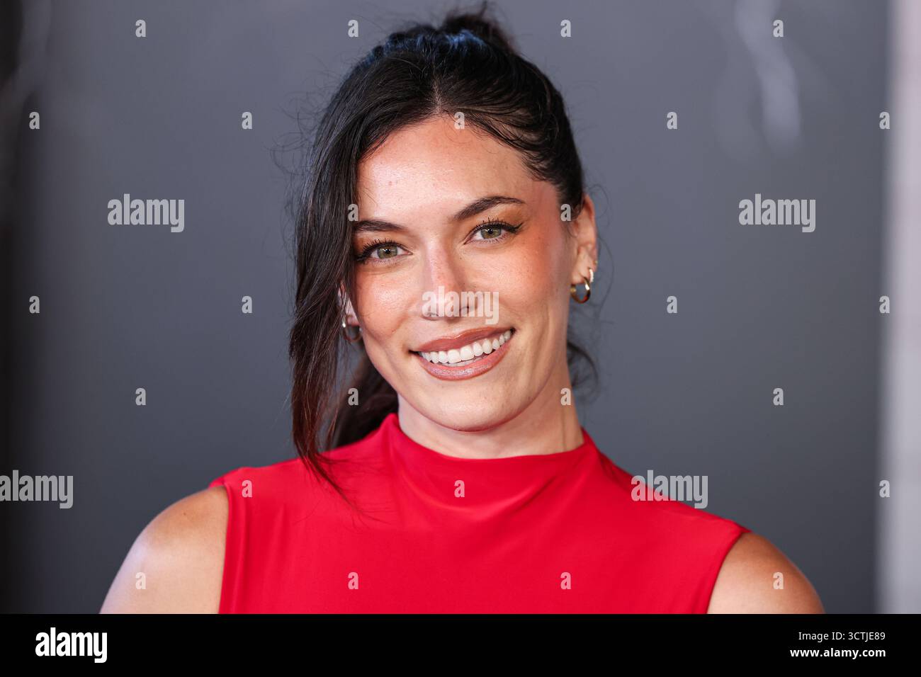 Los Angeles, Usa. Oktober 2025. MIRACLE MILE, LOS ANGELES, KALIFORNIEN, USA - 06. OKTOBER: Jess Lucero kommt zur Los Angeles Premiere von Netflix's 'Frankenstein', die am 6. Oktober 2025 im Academy Museum of Motion Pictures in Miracle Mile, Los Angeles, Kalifornien, USA stattfindet. (Foto: Xavier Collin/Image Press Agency) Credit: Image Press Agency/Alamy Live News Stockfoto
