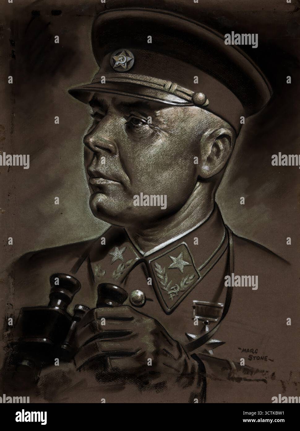 Marschall Semjon Timoschenko, zwischen 1939 und 1946. Stockfoto
