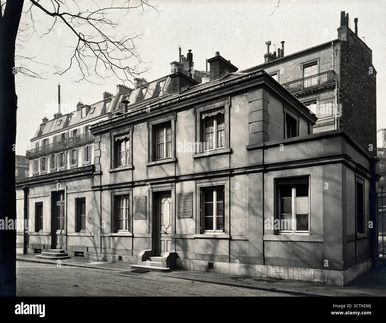 Louis Pasteur, Außenansicht der Ecole normale supérieure, 1900er Jahre. Stockfoto