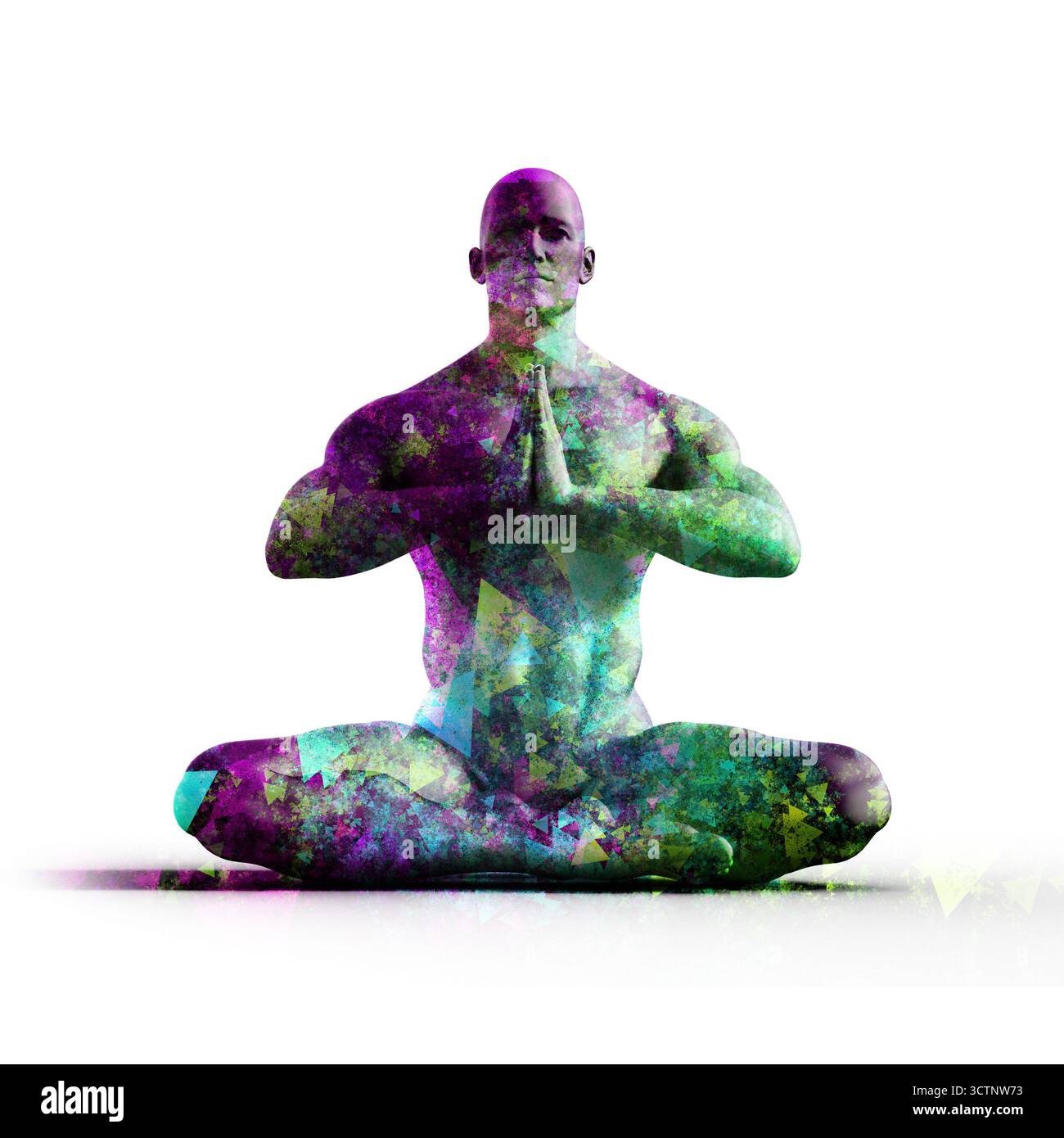 Deep Sleep Meditation Healing als ruhiges Hintergrundkonzept Stockfoto