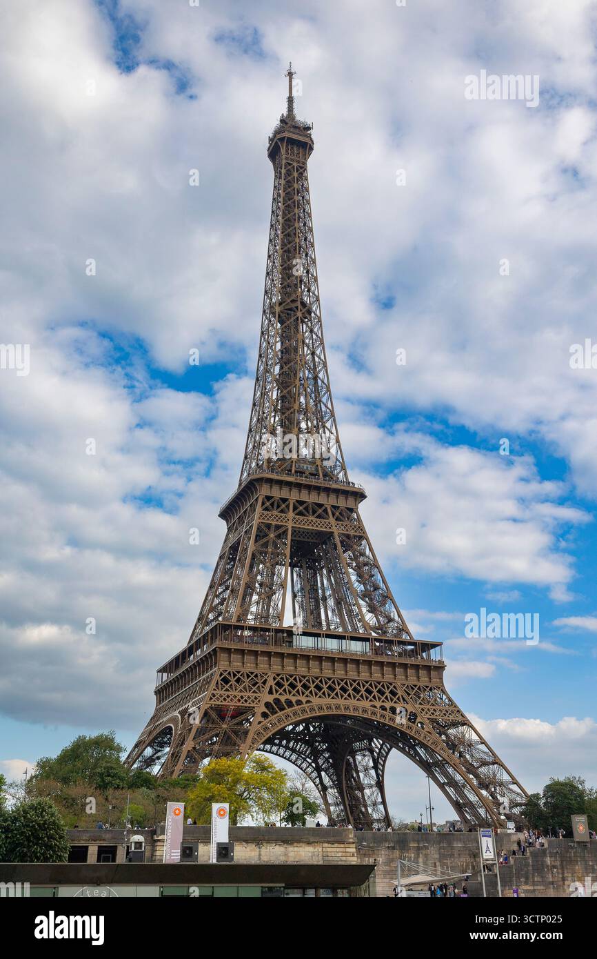 Eiffelturm, Paris, Frankreich Stockfoto