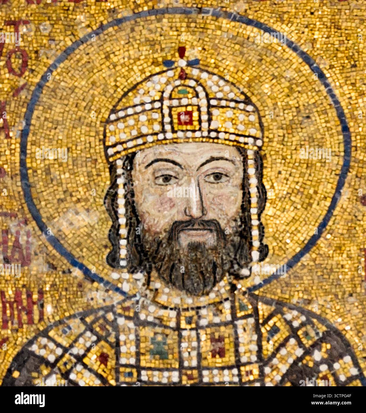 Johannes II. Komnenos oder Komnenus 13. September 1087 – 8. April 1143) war von 1118 bis 1143 byzantinischer Kaiser. Auch bekannt als „John der schöne“ oder „John der Gute“ Stockfoto