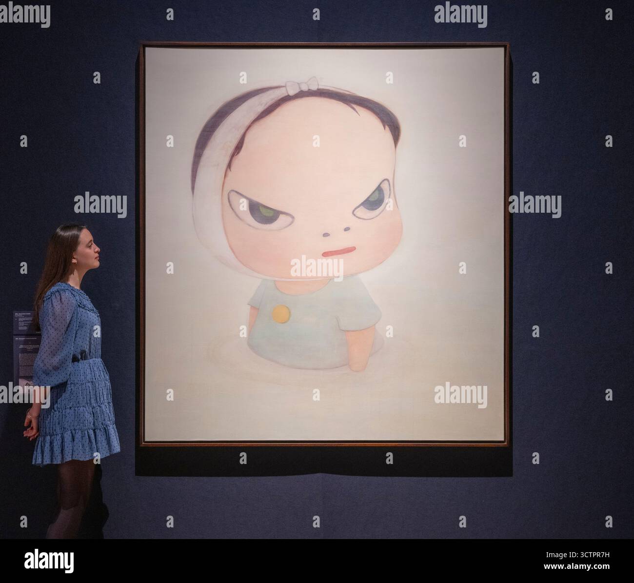 Christie's, London, Großbritannien. Oktober 2025. Der 20./21. Jahrhundert London Evening Sale findet am 15. Oktober statt. Zu den Höhepunkten gehören: Yoshitomo Nara, Haze Days, geschätzte £6.500.000 - 8.500.000. Quelle: Malcolm Park/Alamy Live News Stockfoto