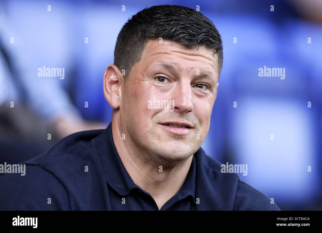 Aktenfoto vom 08/2025 von Matt Peet. Der Sieg reicht für Wigan-Cheftrainer Matt Peet nicht aus, denn er bereitet sich auf das Ziel seiner Mannschaft vor, nur der dritte zu werden, der drei aufeinanderfolgende Super League Grand Finals in Folge zu sichern, wenn sie am Samstagabend gegen Hull KR in Old Trafford antreten. Ausgabedatum: Mittwoch, 8. Oktober 2025. Stockfoto