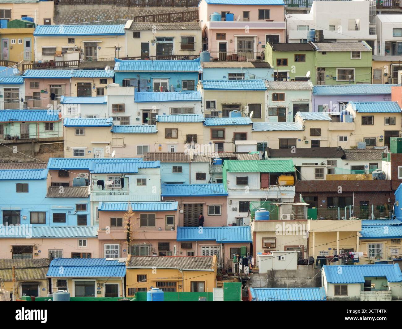 Gamcheon Culture Village in Busan, Südkorea Stockfoto