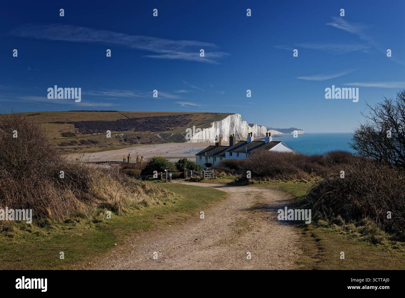 Die Sieben Schwestern in East Sussext England Großbritannien Stockfoto