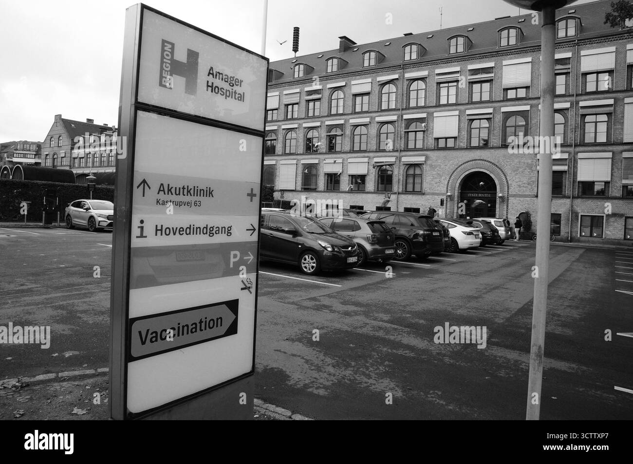 Kopenhagen/Dänemark/08. OKTOBER 2025/Amager Hosepital ist Teil des dänischen Gesundheitssystems und wird vom dänischen Staat betrieben. (Photo.Francis Joseph Deann/Dean Pictures) (nicht für kommerzielle und redaktionelle Zwecke) Stockfoto