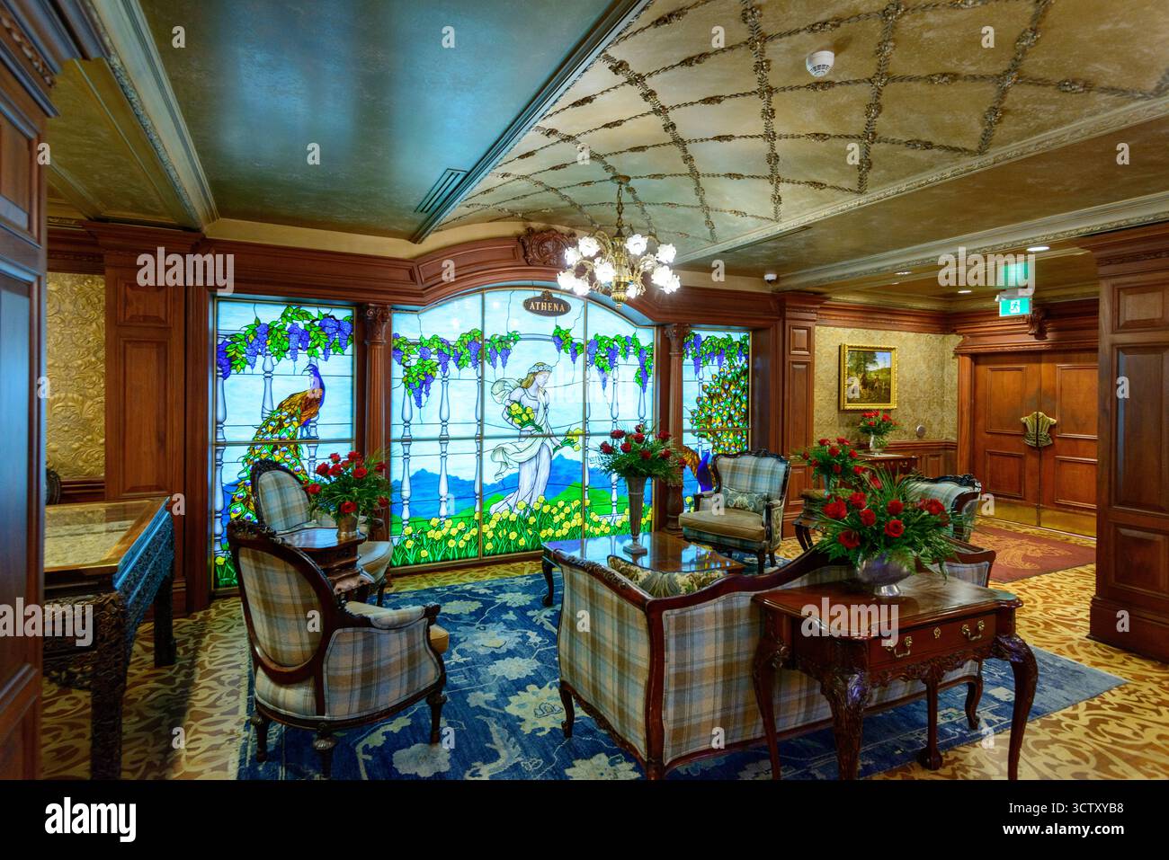 Ein bezaubernder Blick auf das historische Prince of Wales Hotel im Herzen von Niagara-on-the-Lake, Ontario, Kanada. Erbaut 1864, dieser Victor Stockfoto