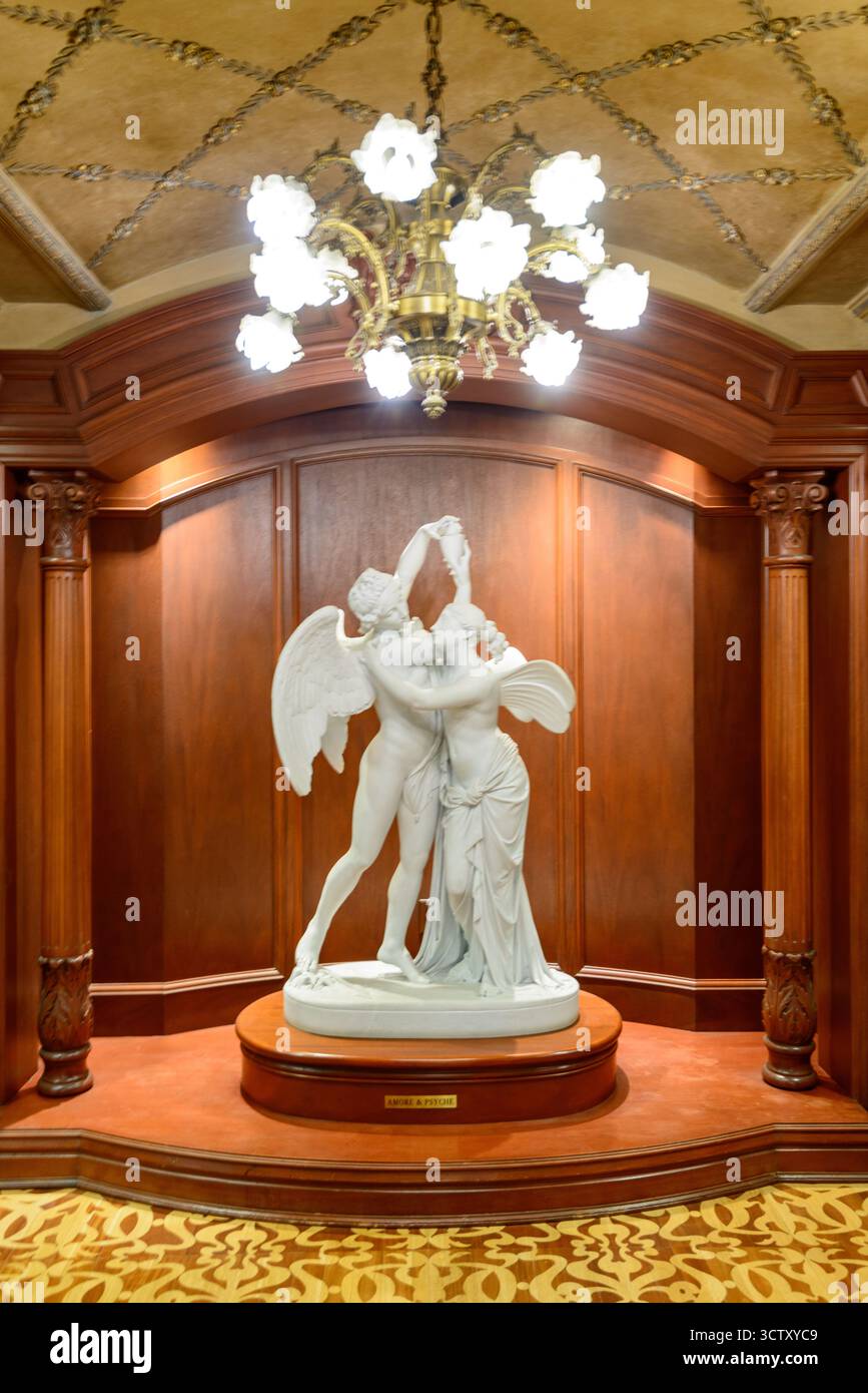 Ein bezaubernder Blick auf das historische Prince of Wales Hotel im Herzen von Niagara-on-the-Lake, Ontario, Kanada. Erbaut 1864, dieser Victor Stockfoto