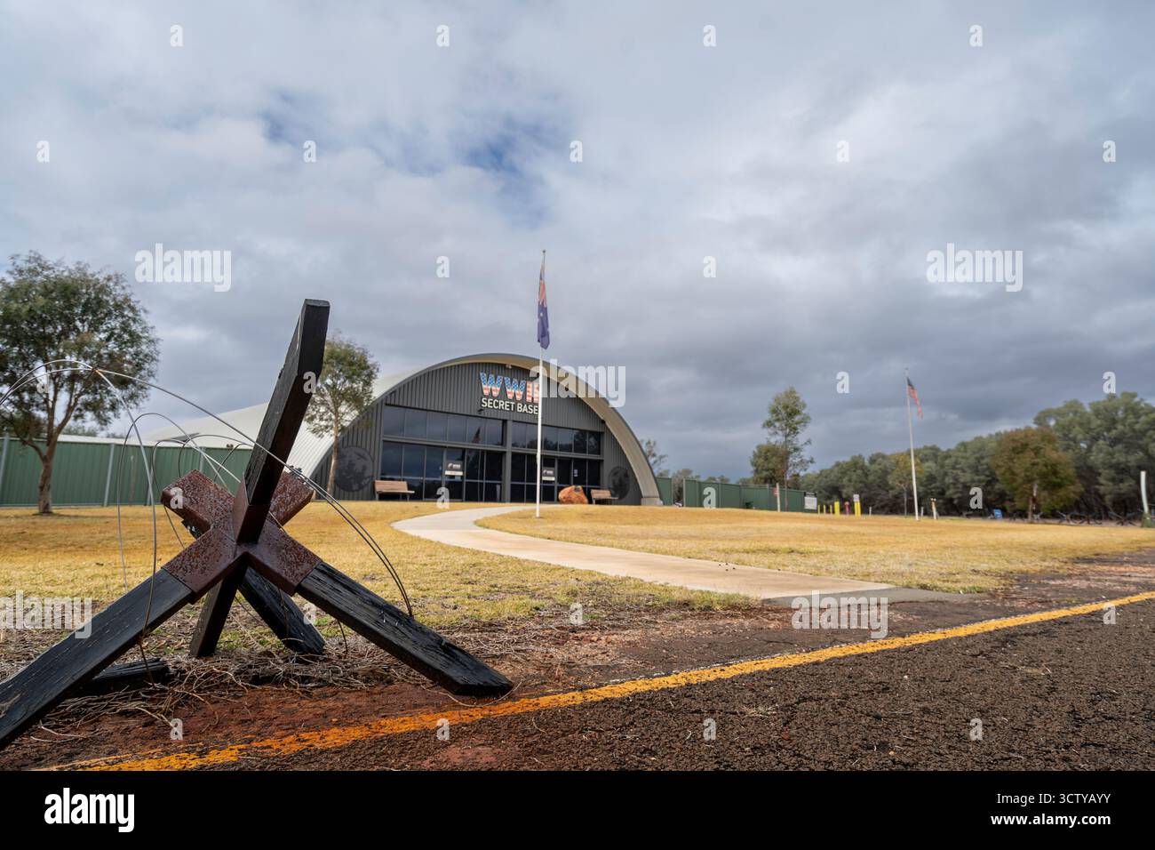 WWII Secret Base Museum and Interpretive Centre, Charleville, Queensland, Australien Stockfoto